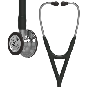 3M™ Littmann® Cardiology IV™ Diagnostic Stethoscope (Mirror-Finish Chestpiece and Stem, Black Tube, 6177)