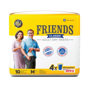 FRIENDS CLASSIC ADULT DRY PANTS - 10 count