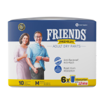 FRIENDS PREMIUM ADULT DIAPERS PANT STYLE - 10 count