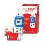 SINOCARE GLUCOSE METER (RGB Safe-Accu 2 Glucometer - Box of 1 Unit)
